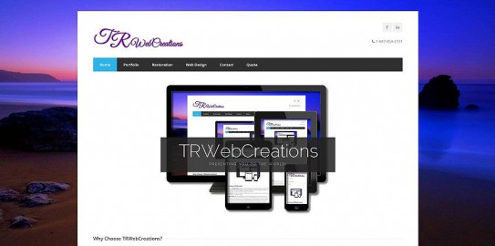 Visit TRWebCreations Web Design