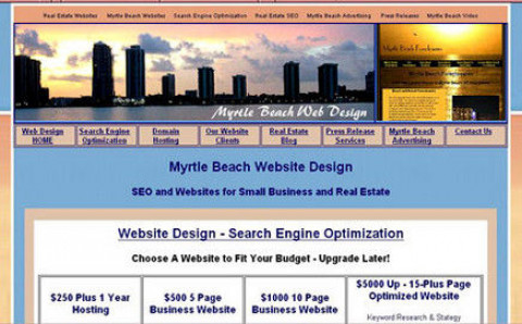Visit Myrtle Beach Web Design Inc