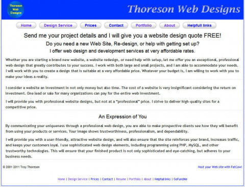 Visit Thoreson Web Designs