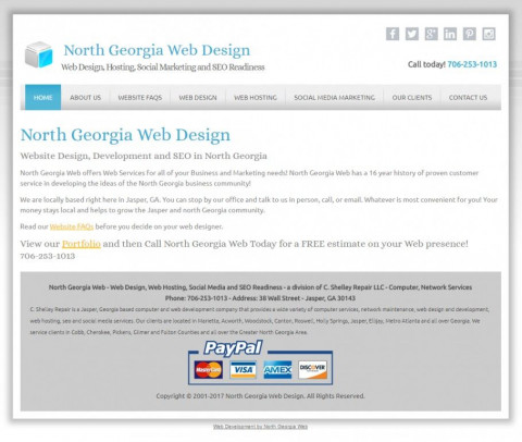 Visit North Georgia Web Design